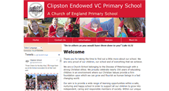 Desktop Screenshot of clipstonprimaryschool.org